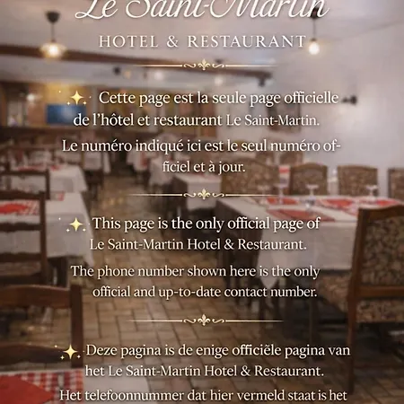 Hotel Le Saint Martin Bourg-Sainte-Marie